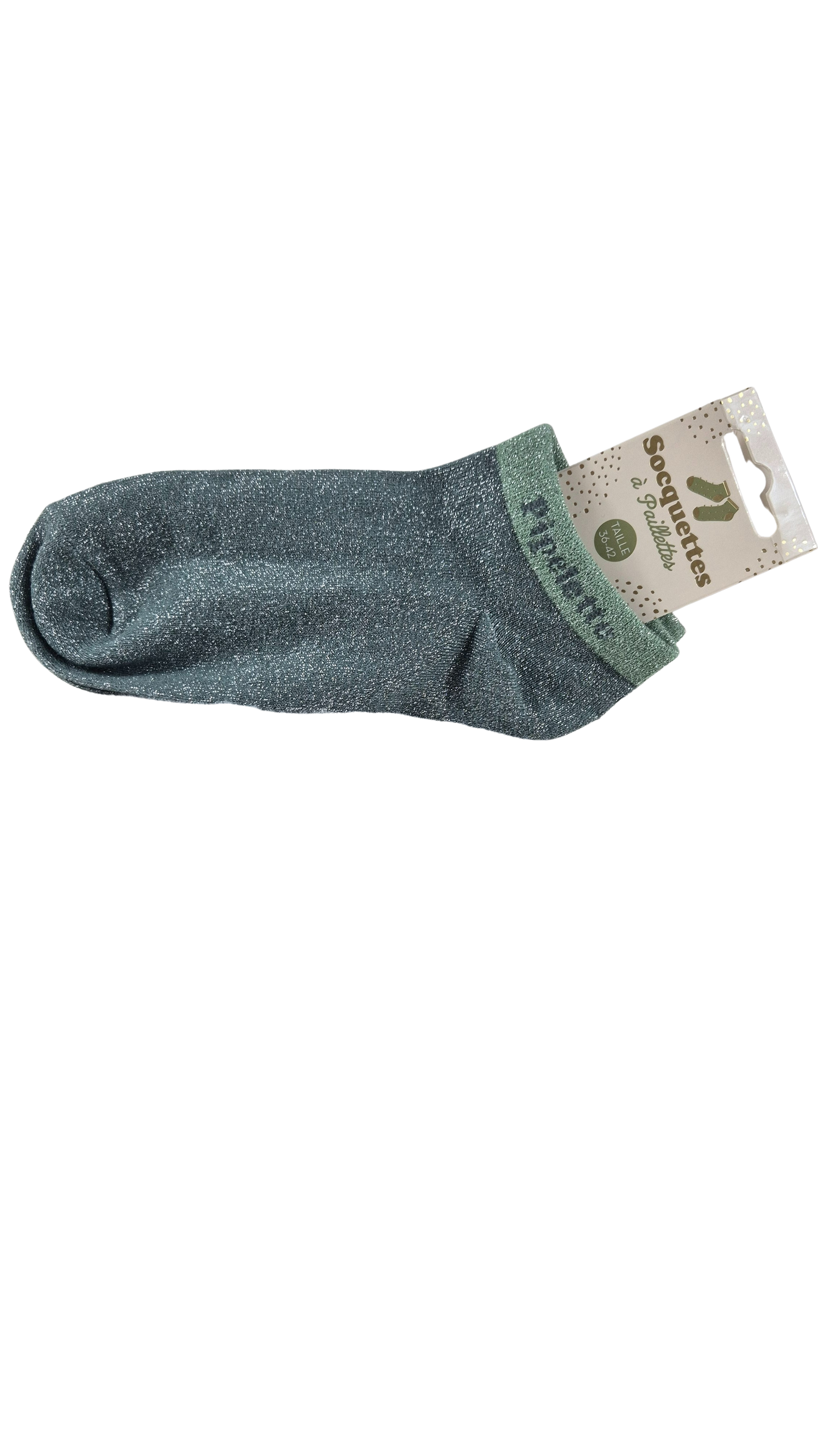 Socquettes à paillettes "pipelette"