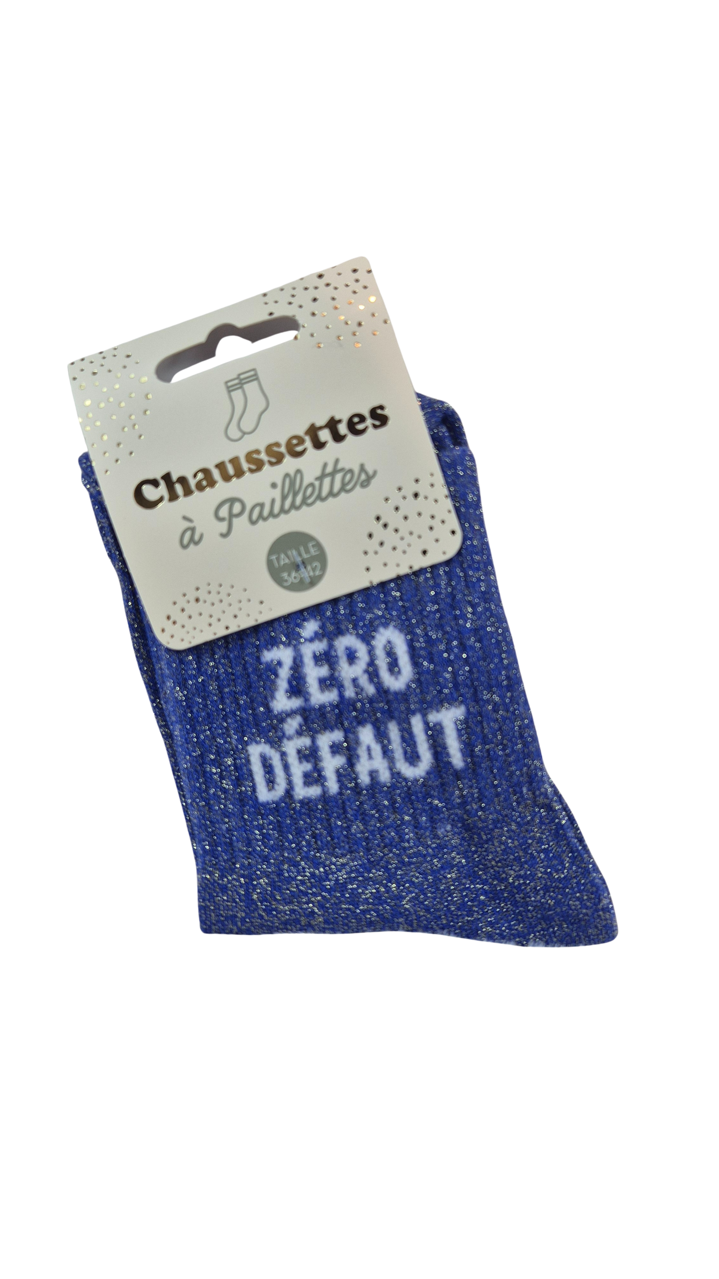 Chaussettes à paillettes "zéro défaut"