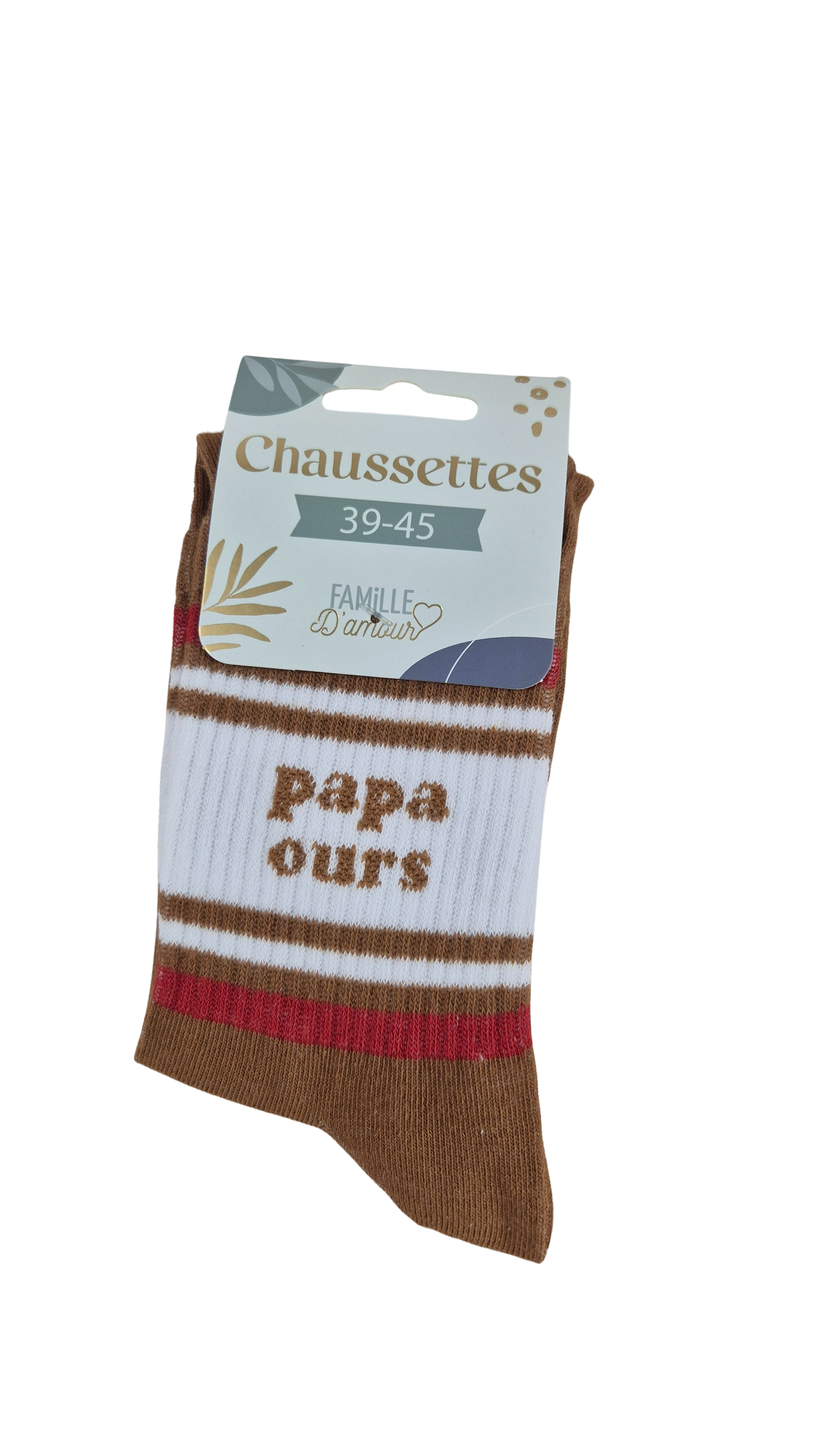 Chaussettes "papa ours"