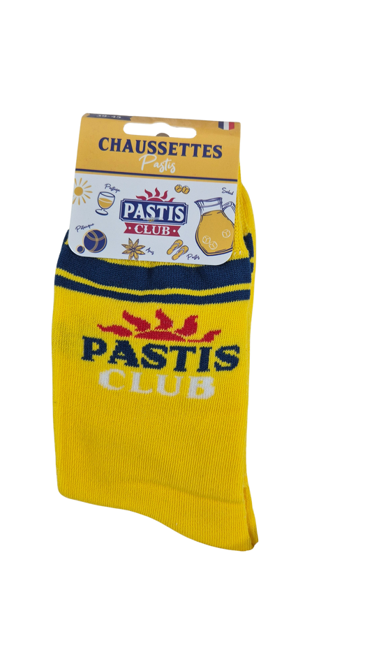 Chaussettes "pastis club"