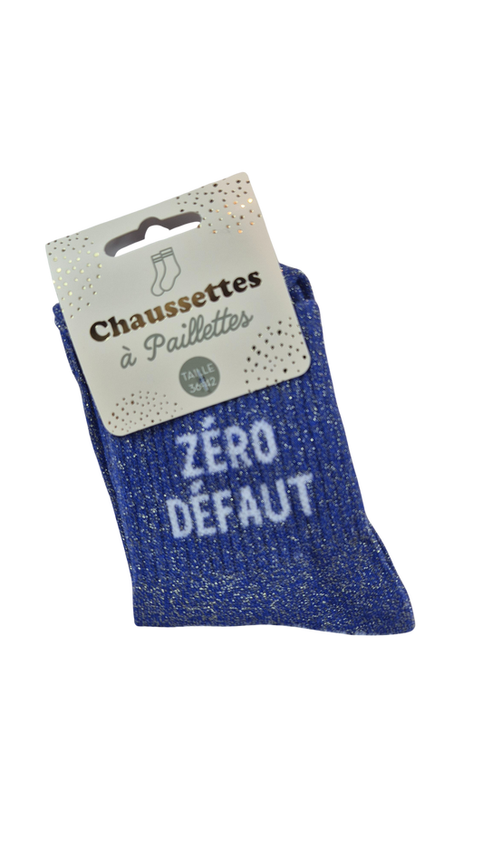 Chaussettes à paillettes "zéro défaut"